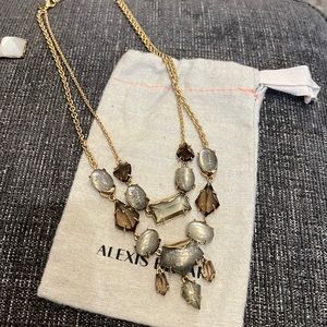 RARE EXQUISITE Alexis Bittar Double Strand Necklace